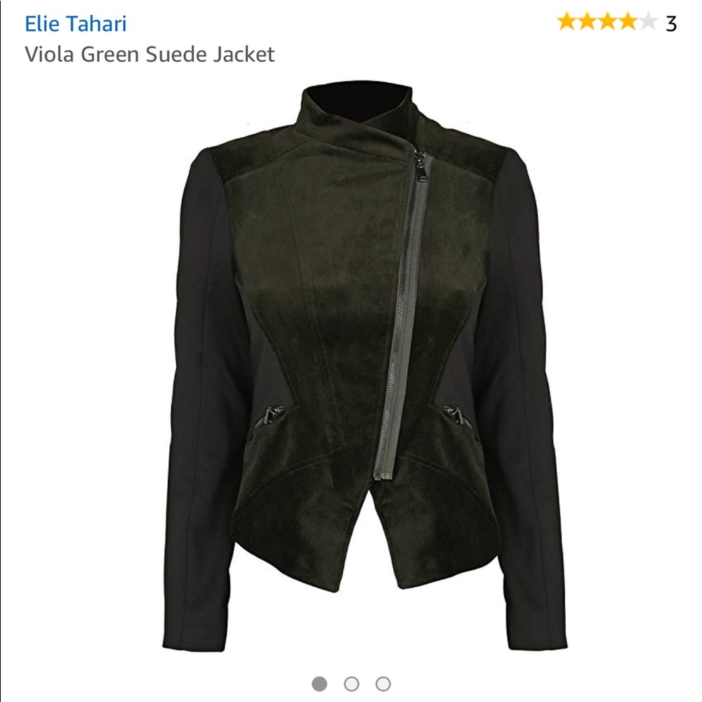Elie tahari velvet jacket